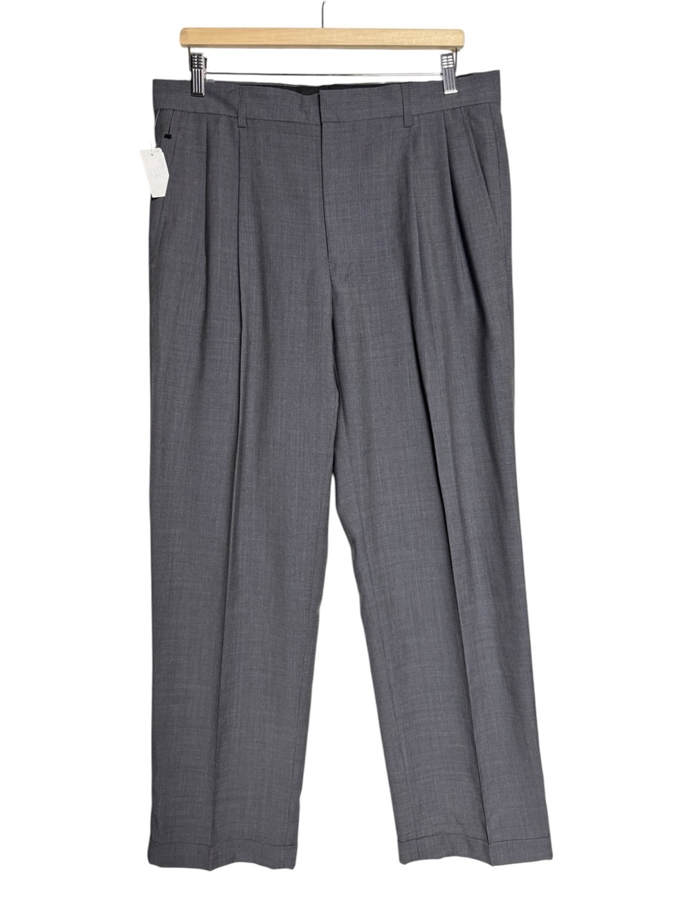 Jos. A. Bank Traveler’s Collection Gray Wool Dress Pants – 35x30 NWT